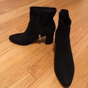 Marc Fisher heeled suede bootie